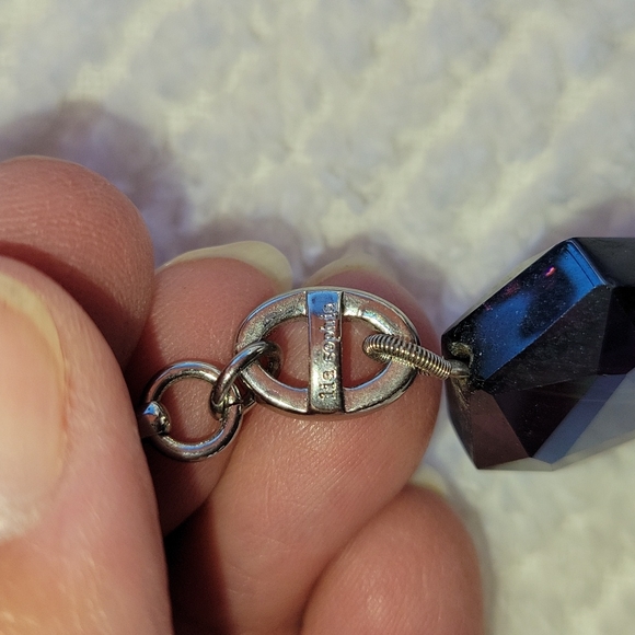 Lia Sophia Mirrored Purple Bead Necklace!! - Picture 5 of 6